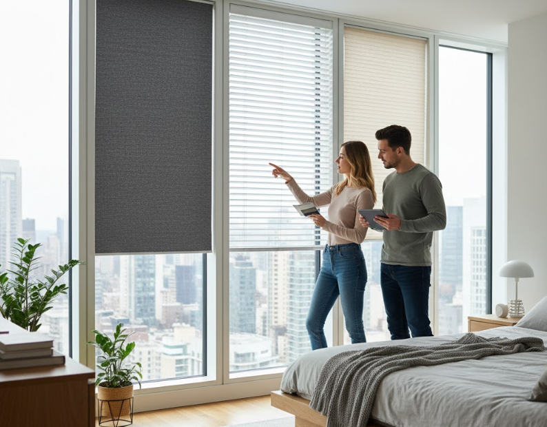 Persianas mdoernas dormitorio